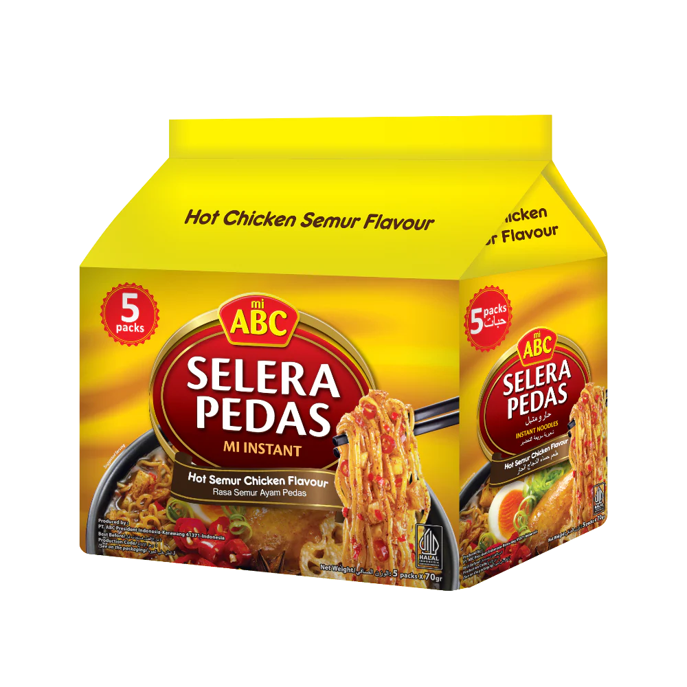 ABC Instant Noodle (Soup) Hot Chicken Semur 70g (ICase 5)