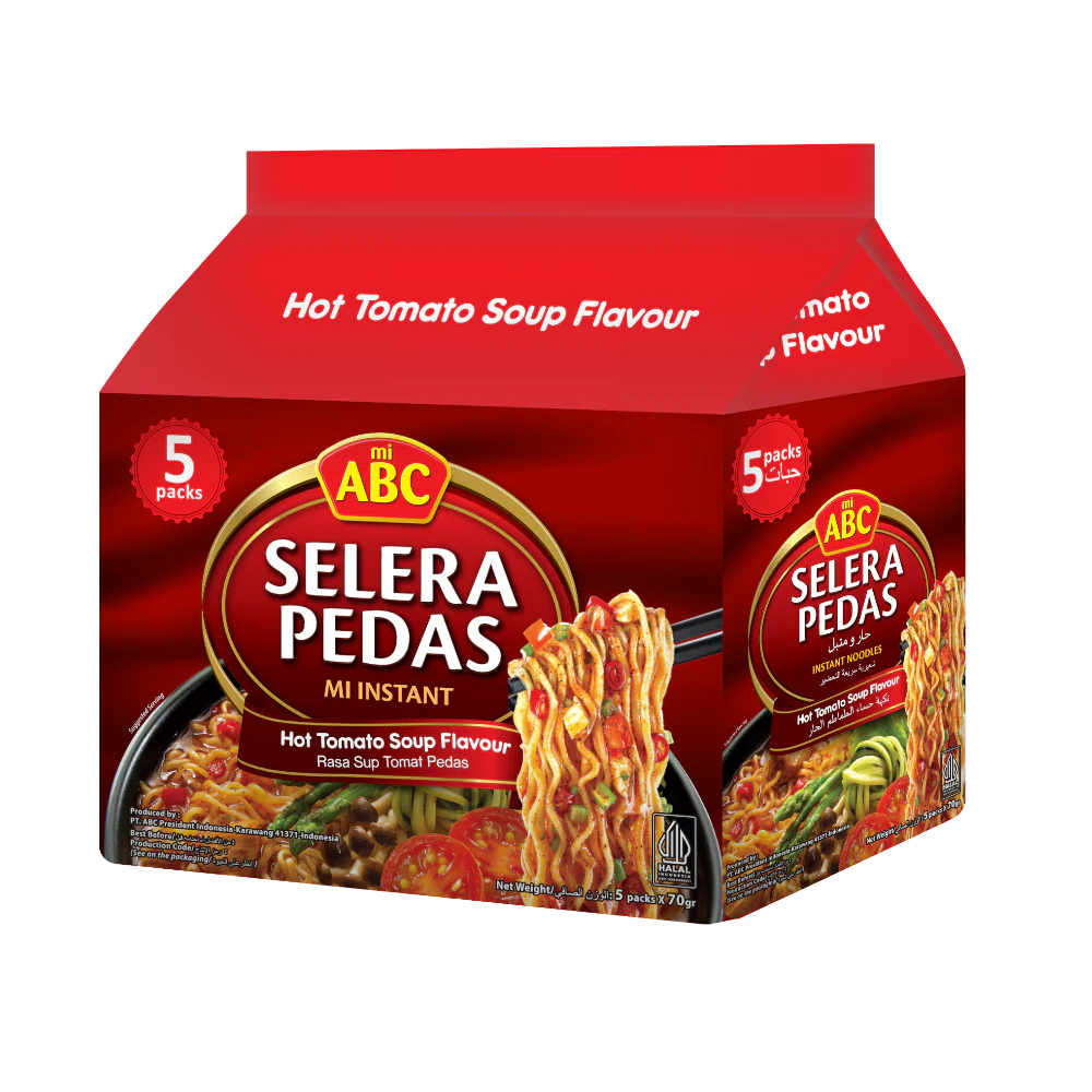 ABC Instant Noodle (Soup) Hot Tomato 70g (ICase 5)