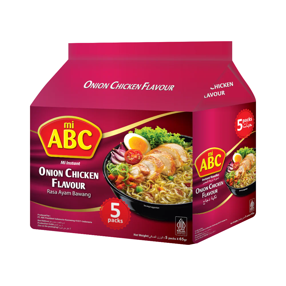 ABC Instant Noodle (Soup) Onion Chicken 65g (ICase 5)