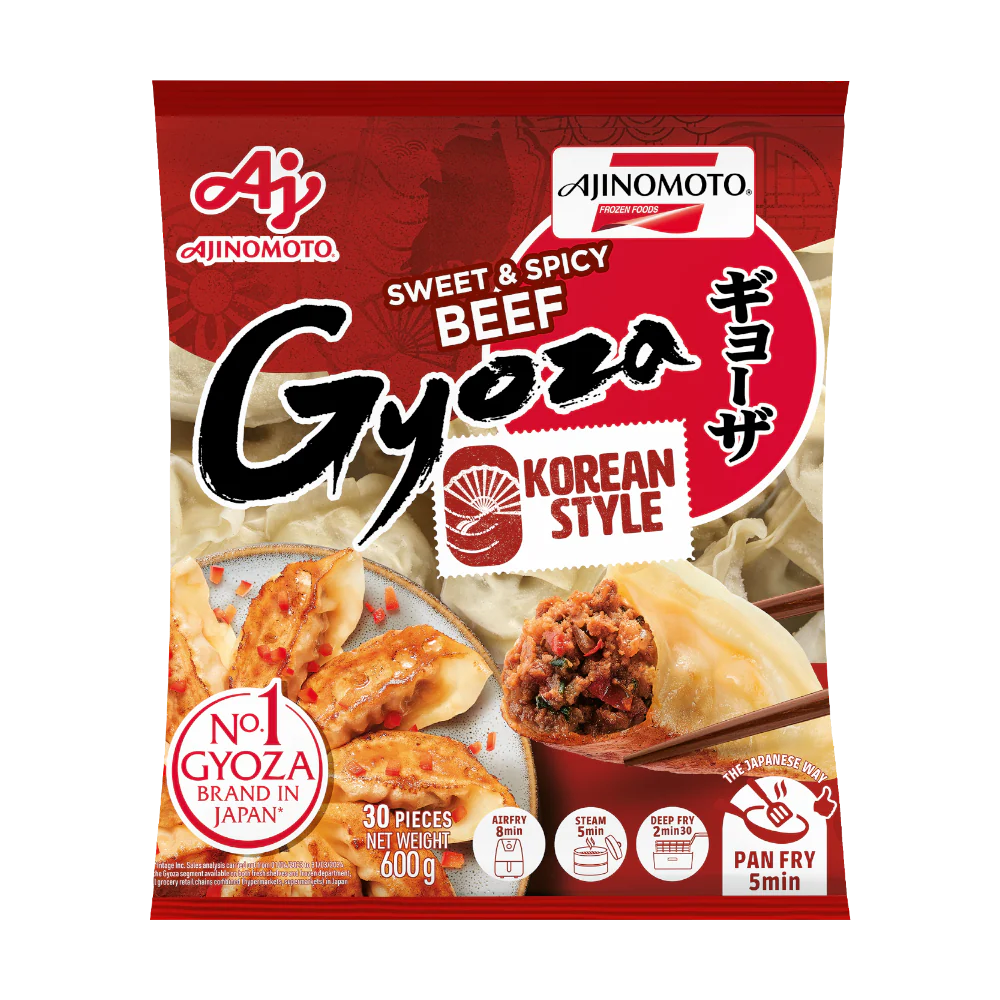 AJINOMOTO Korean Style Sweet & Spicy Beef Gyoza 600g (Frozen)