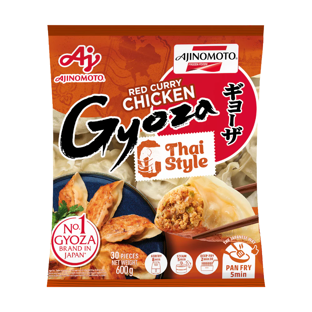 AJINOMOTO Thai Style Red Curry Chicken Gyoza 600g (Frozen)