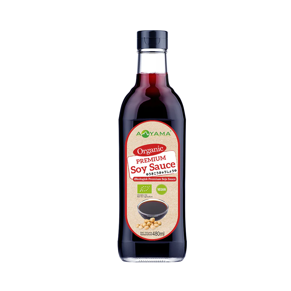 Aoyama Organic Premium Soy Sauce 480ml (Case 12)