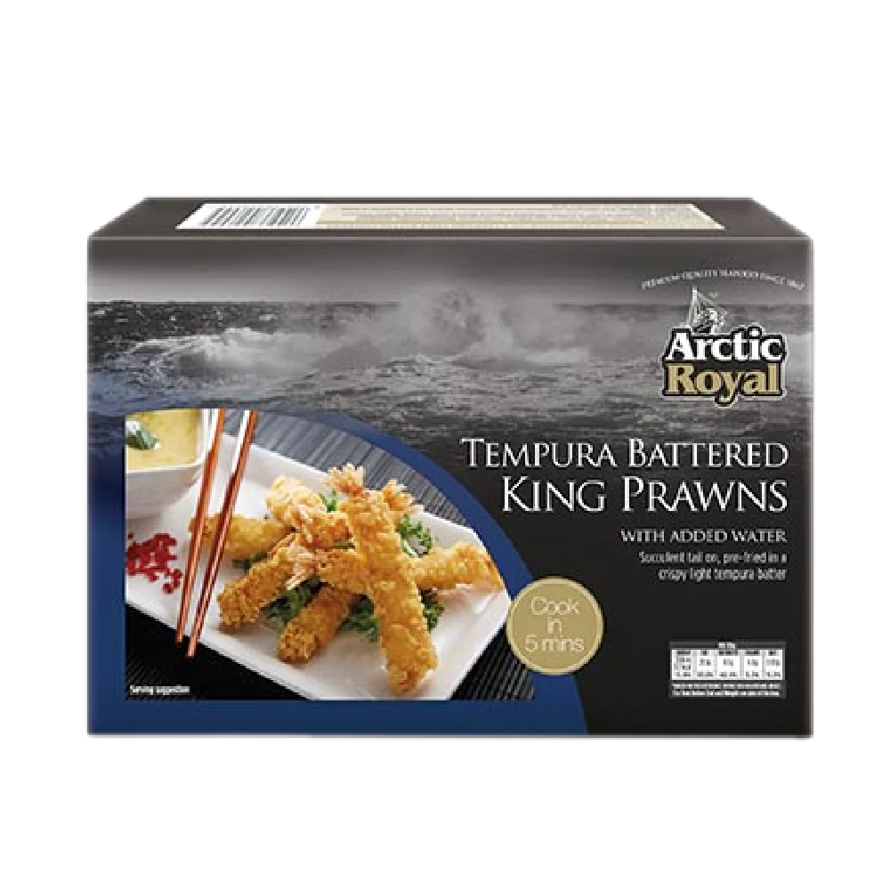 ARCTIC ROYAL Tempura Battered King Prawns 26/30 500g (Frozen)