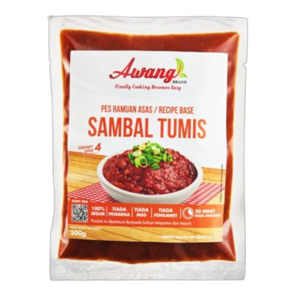 AWANG BRAND STIR FRY SAMBAL BASE PASTE 200g