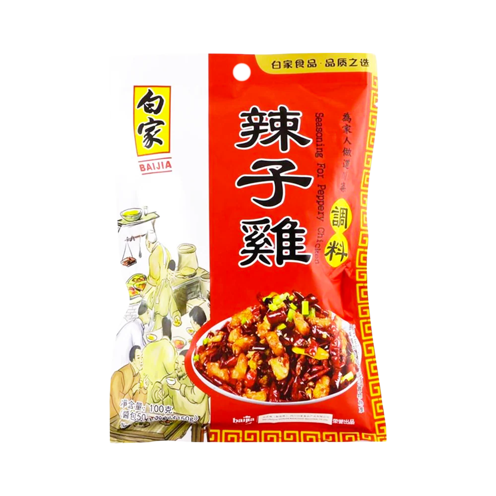 BAI JIA Condiment - Red Pepper Chicken 100g