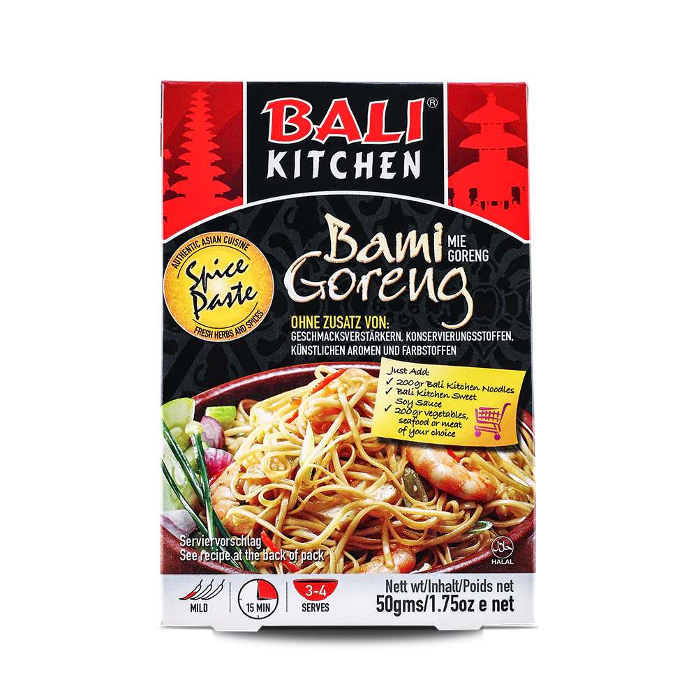 Bali Kitchen Mie Goreng (Fried Noodle) Spice Paste 50g (Case 90)