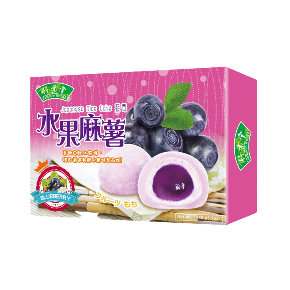 Bamboo House Fruit Mochi - Blueberries 180G