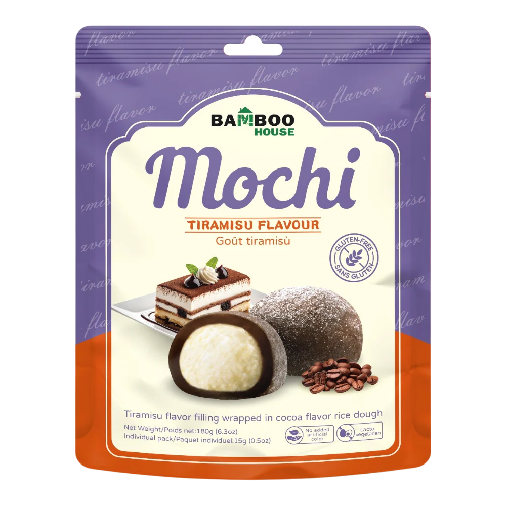 Bamboo House Tiramisu Flavor Mochi 180g