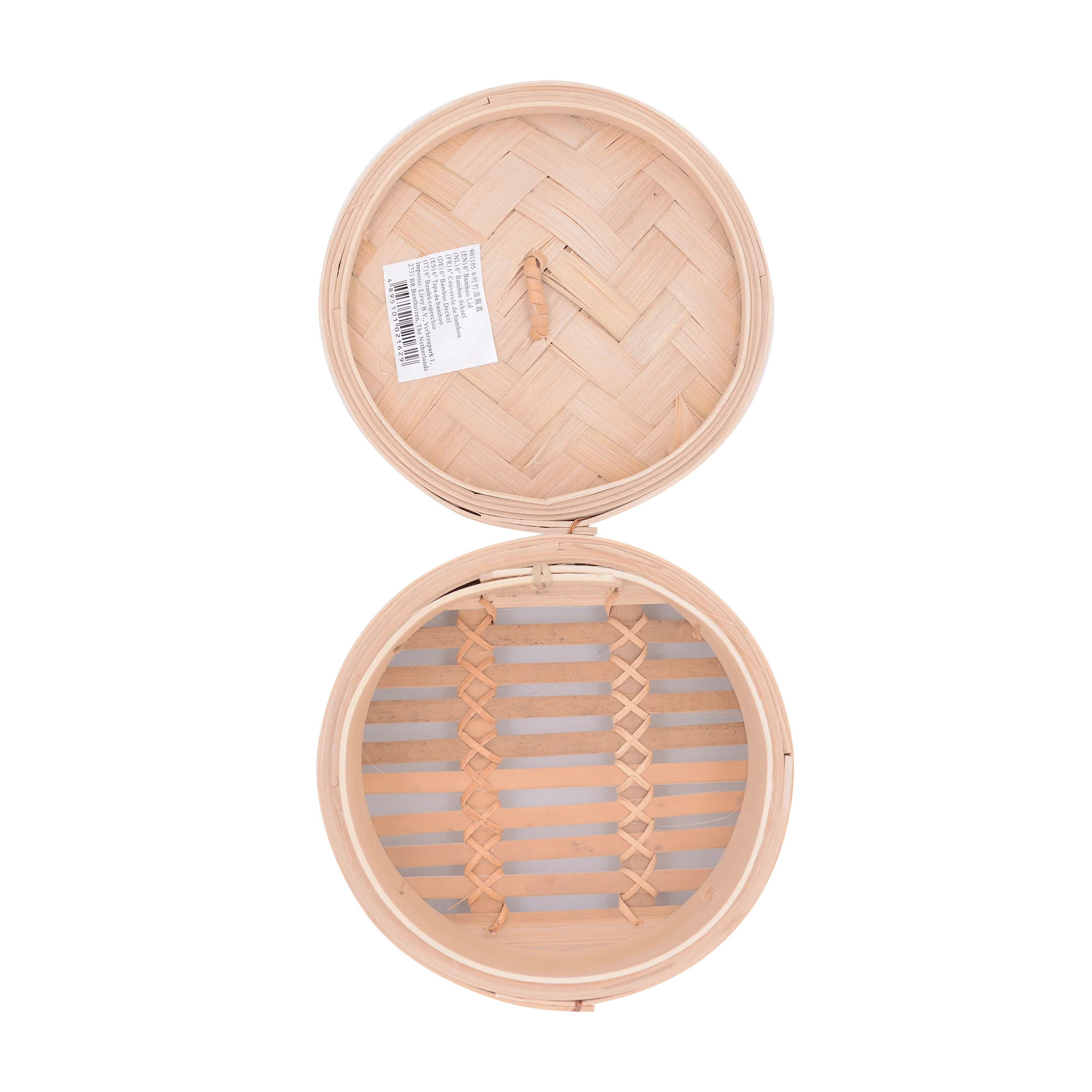 Bamboo Steamer Set (6, 7, 8, 9) Inches