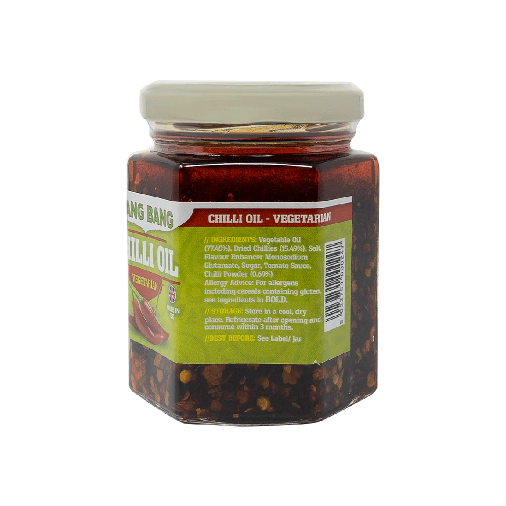 BANG BANG Chilli Oil - Veg 160g - Image 2