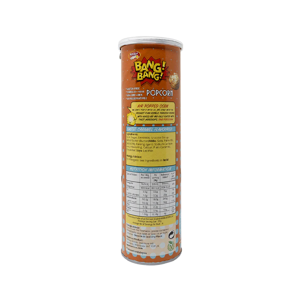 BANG BANG Ready to Eat Popcorn - Salted Caramel 85g - Image 2