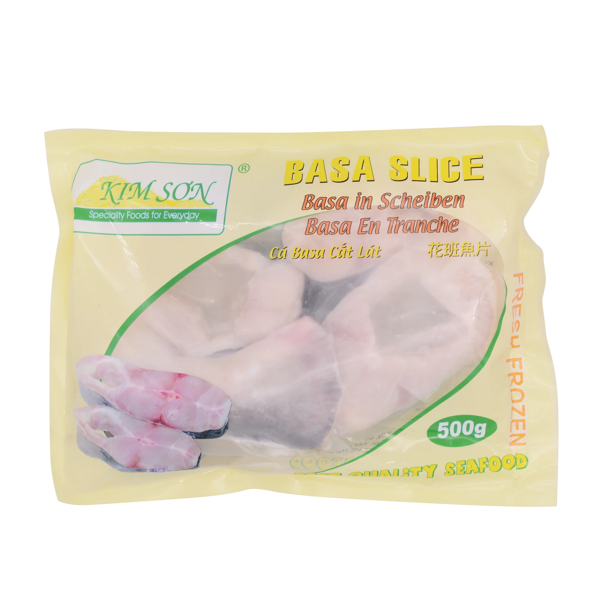 KIM SON Basa Slice (Mekong Catfish) 500g (Frozen)