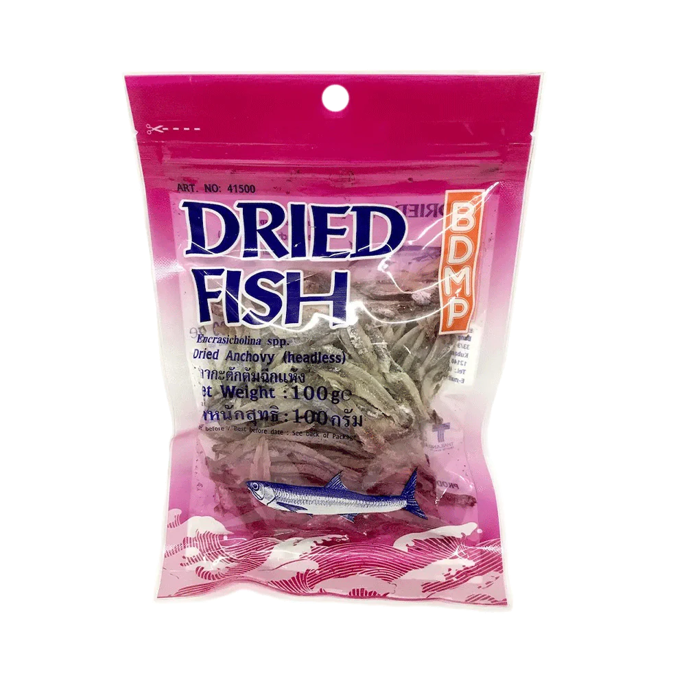 BDMP Dried Anchovy Headless 100g (Frozen)