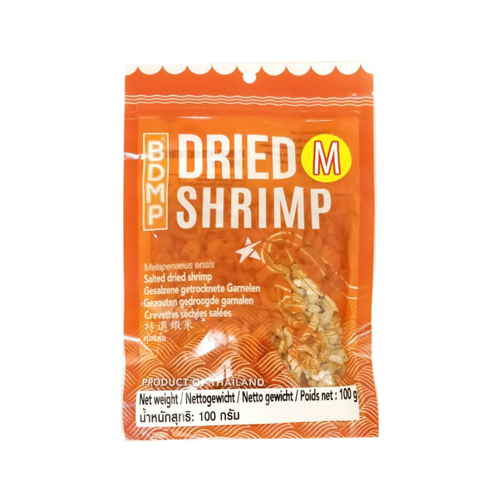 BDMP Dried Shrimp Size M 100g (Frozen)
