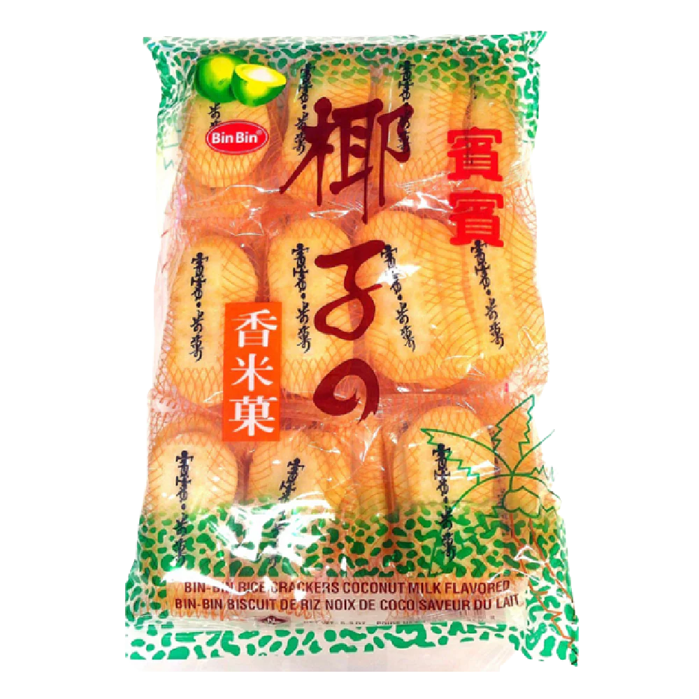 BIN BIN Rice Cracker Coconut 150g