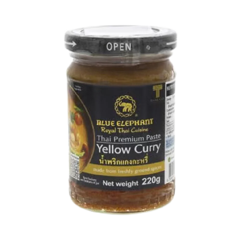 BLUE ELEPHANT Thai Premium Paste Yellow Curry Jar 220g