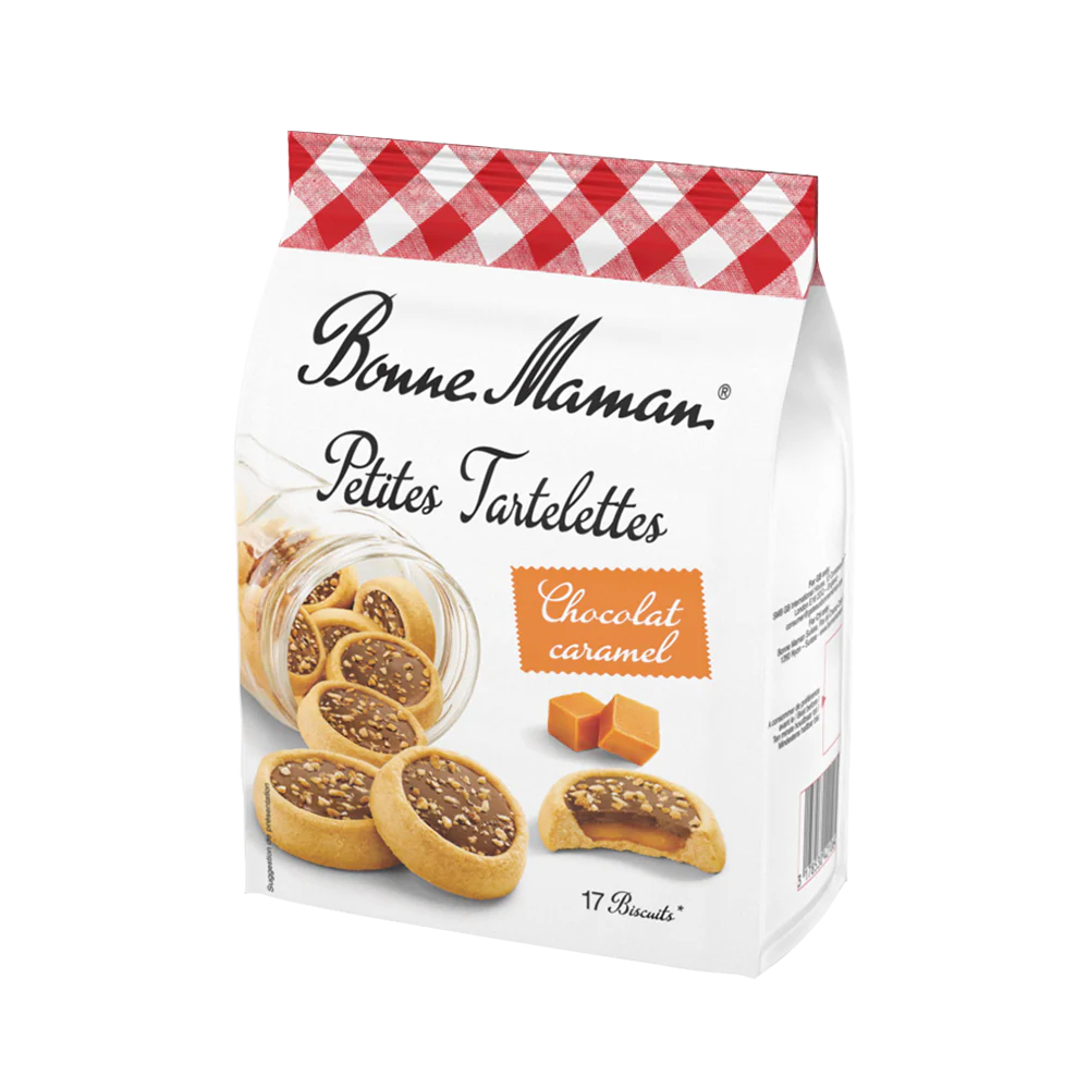BONNE MAMAN Petit Chocolate Tartlets With Caramel Filling 250g - Image 3