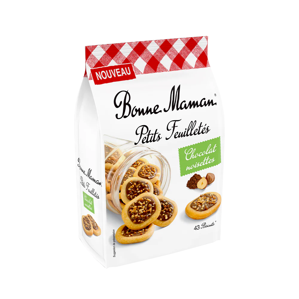 BONNE MAMAN Puff Pastry Tart Chocolate & Hazelnut 250g - Image 2