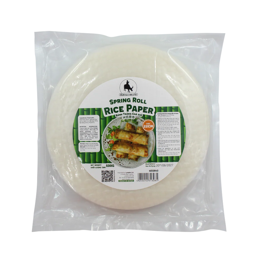 BUFFALO Spring Roll Rice Paper 22cm 500g