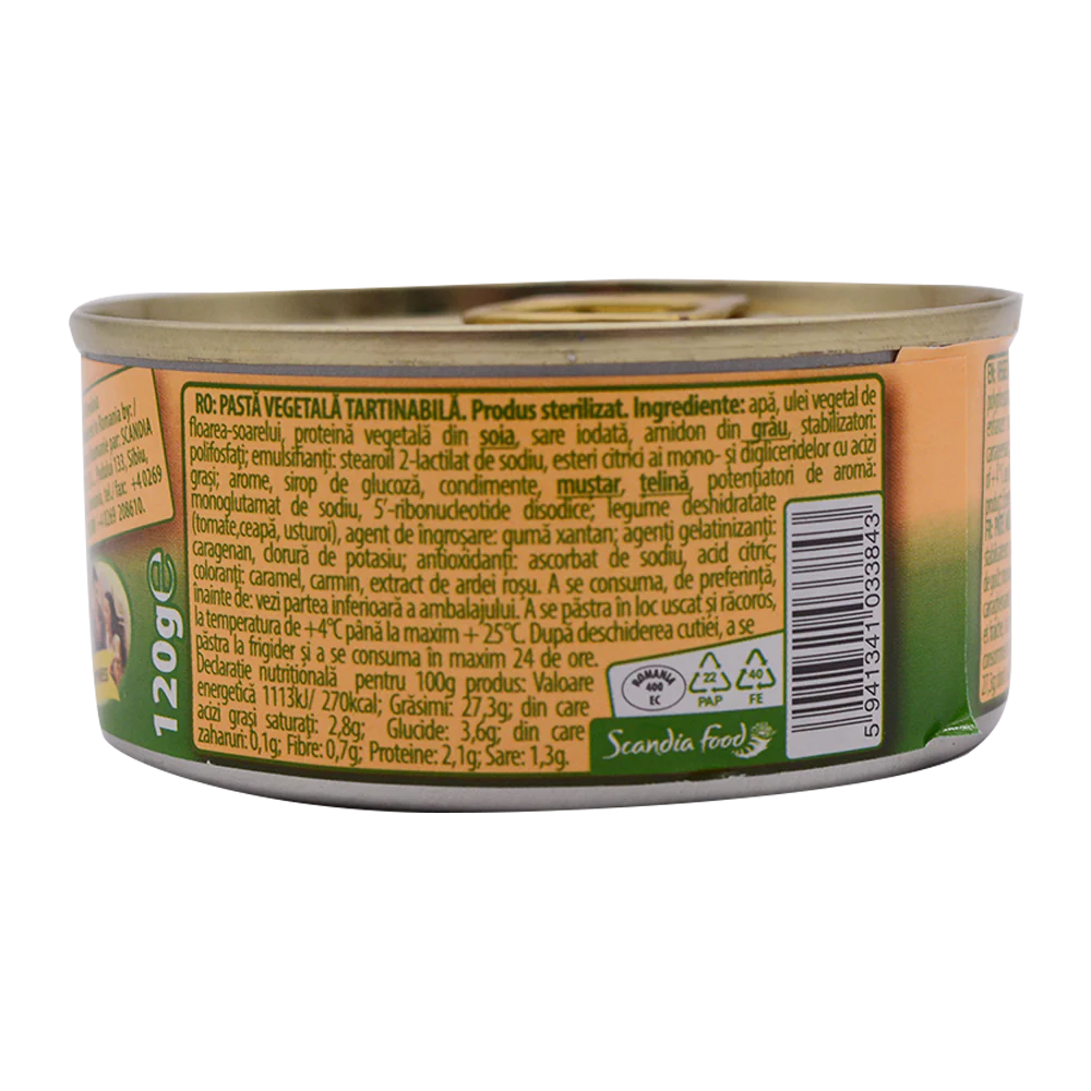 Bucegi Pate Vegetal/Vegetable 120g - Image 2