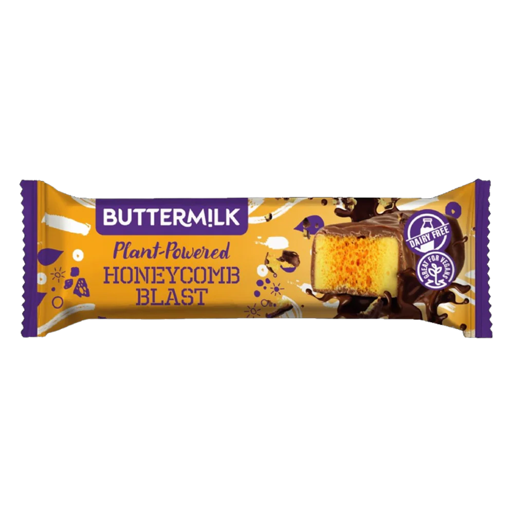 BUTTERMILK Plant Powered Honeycomb Blast Choccy Snack 45g