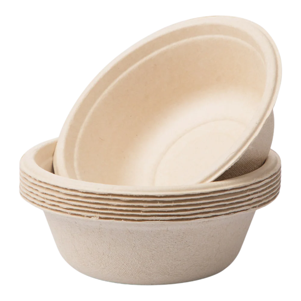 CHAHUA Biodegradable Bowl 350ml (8pcs) (Case 48)