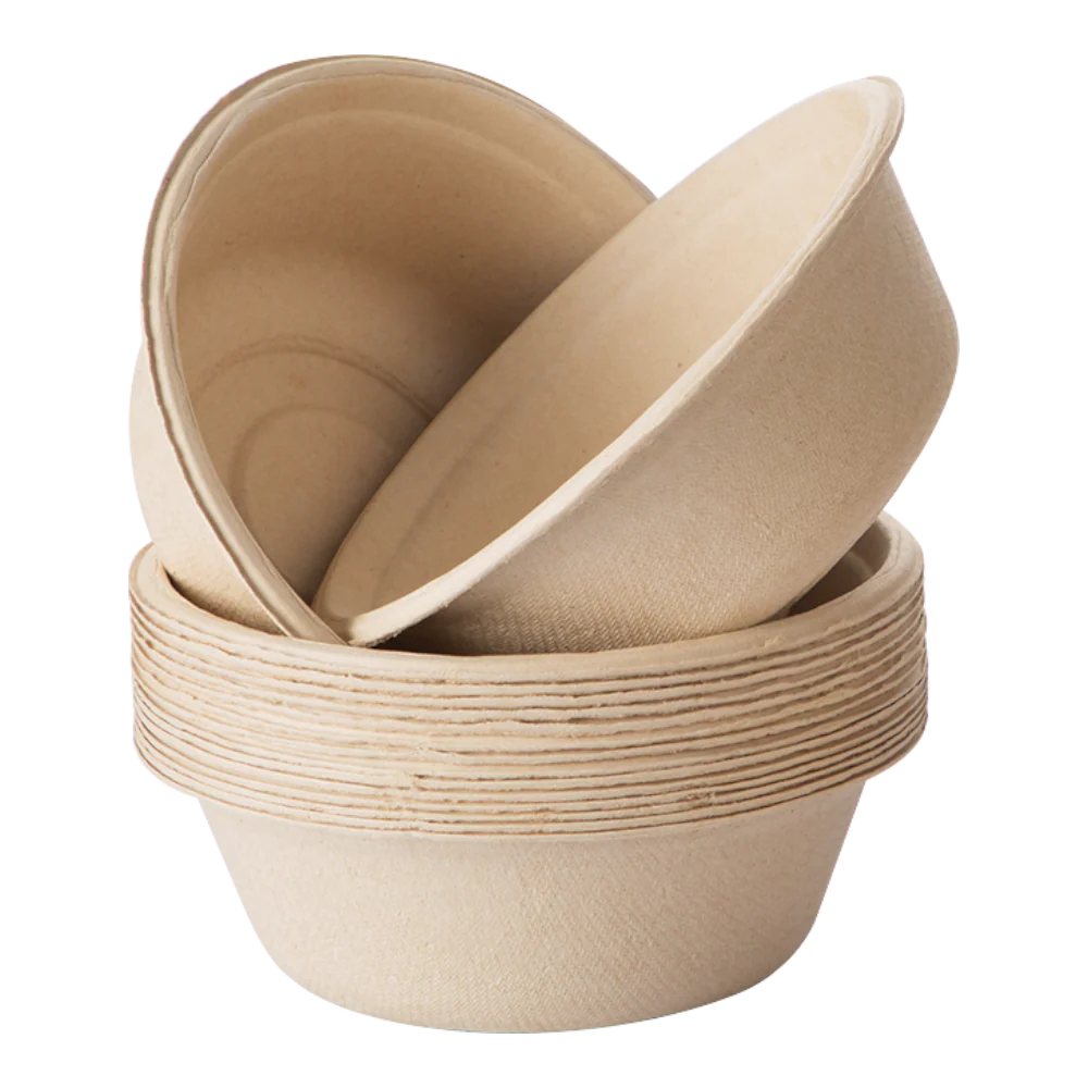 CHAHUA Biodegradable Bowl 500ml (8pcs) (Case 48)