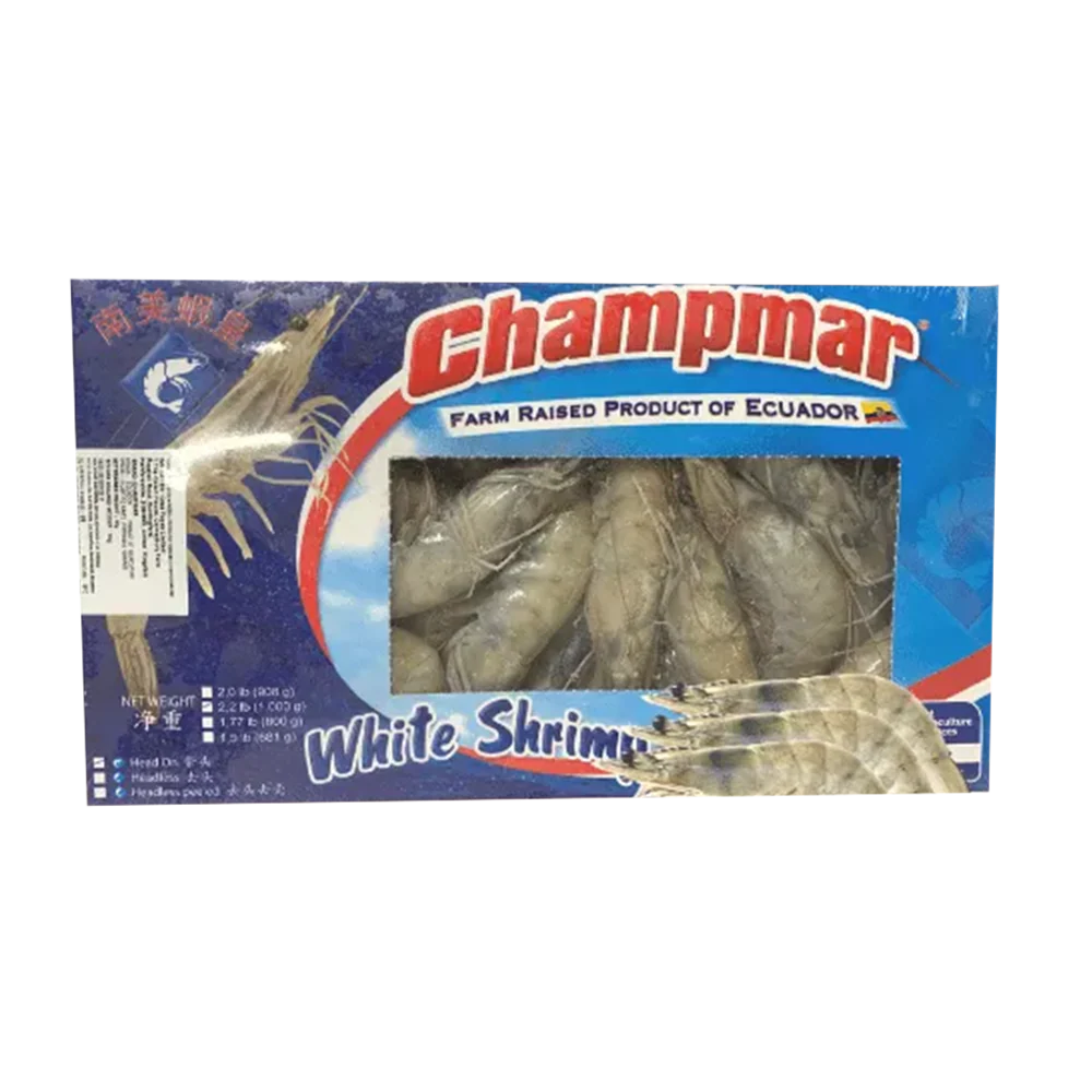 CHAMPMAR HOSO Ecuador Prawns 40/50 1kg (Frozen)
