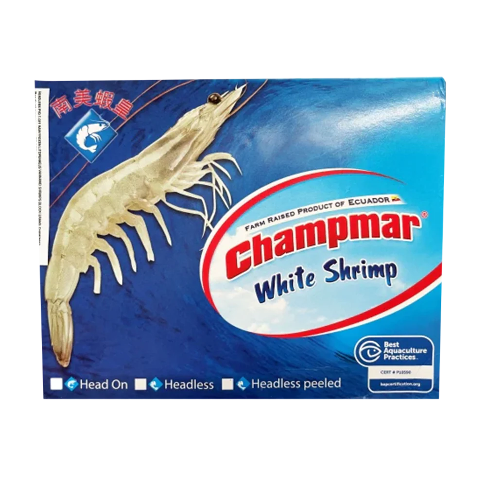 CHAMPMAR Raw Block P&D Prawns 21/25 900gnet (Frozen)