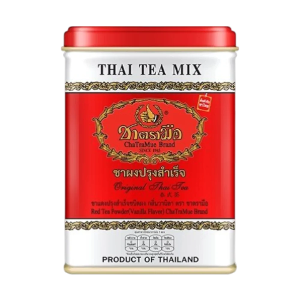 CHATRAMUE Canned Thai Tea Mix - Red (50 sachets) 200g (Case 24)