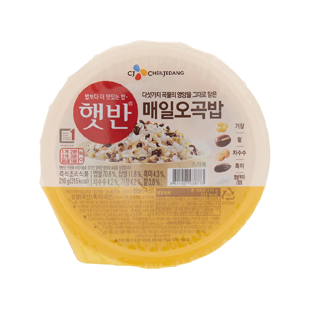 CHEIL JEDANG Bibigo Microwavable 5grains Rice (Hat-Ban) 210g