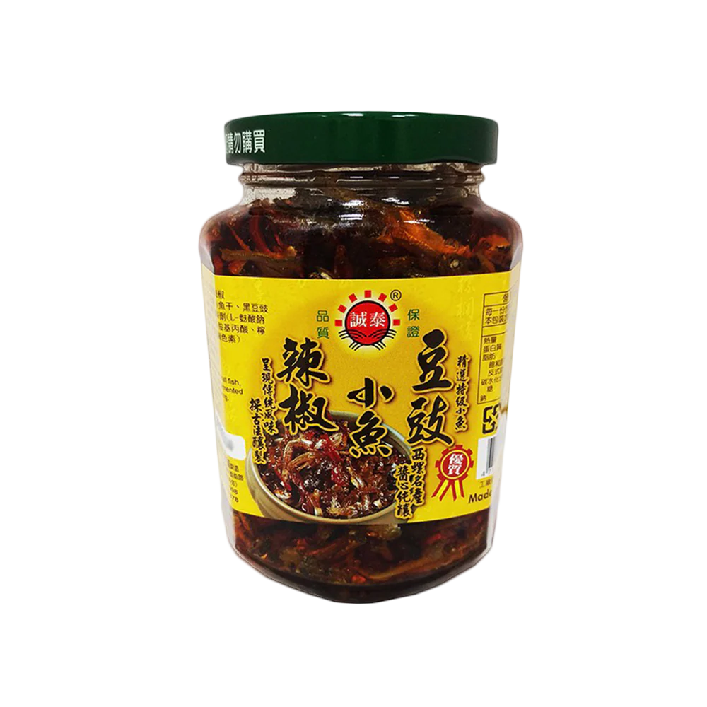 Cheng Tai Black Bean And Anchovies Chili Sauce 380g