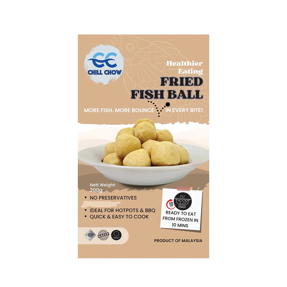 CHILL CHOW Fried Fish Ball 200g (Frozen)