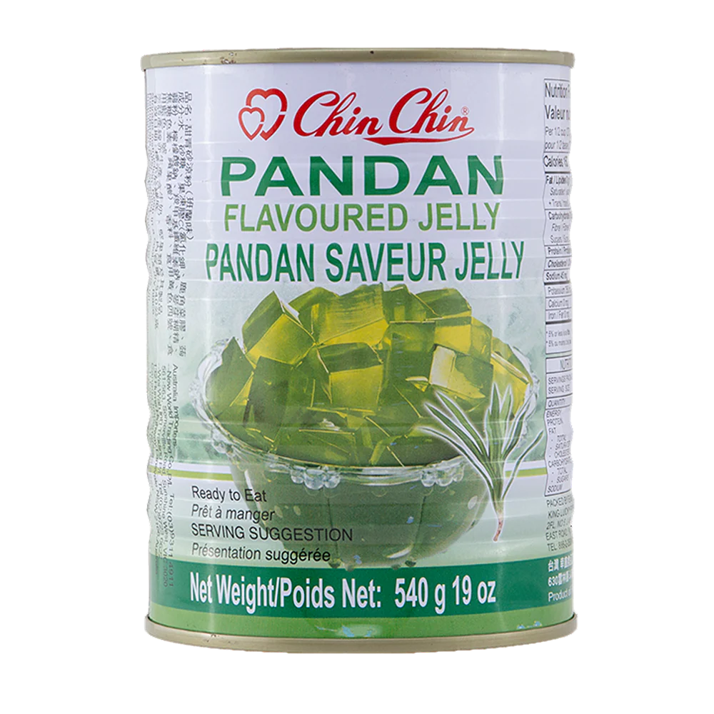 Chin Chin-Canned Green Ai-Yu Jelly (Pandan Flavor) 540g