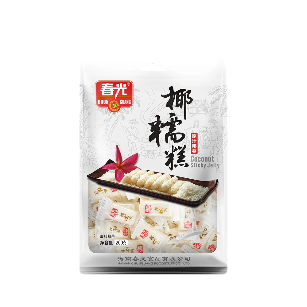 CHUNGUANG Coconut Sticky Jelly Candy 200g