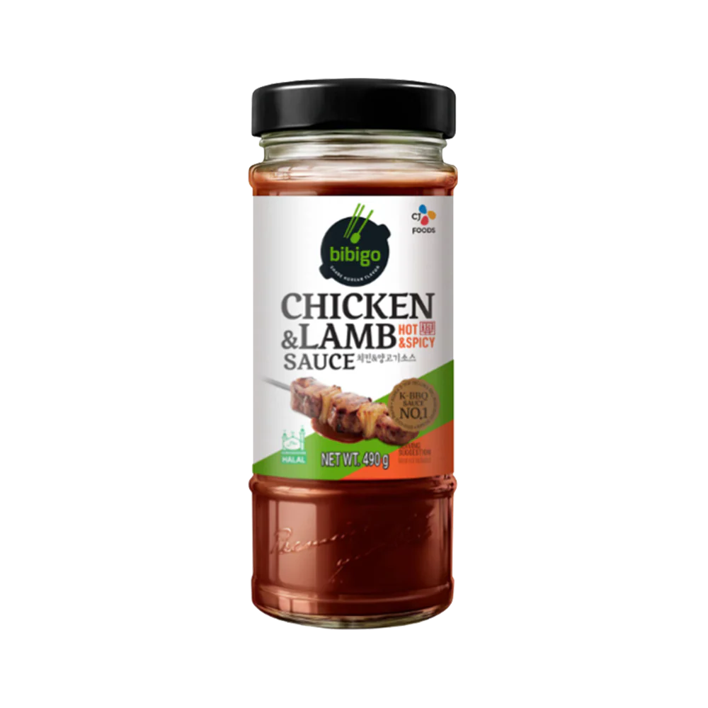 CJ BIBIGO Chicken & Lamb Sauce Hot & Spicy 490g