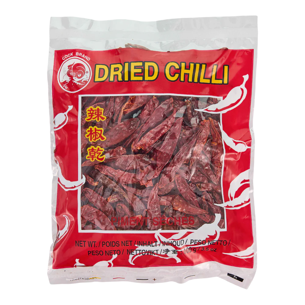 COCK BRAND Dried Chilli Small Without Stem 100g