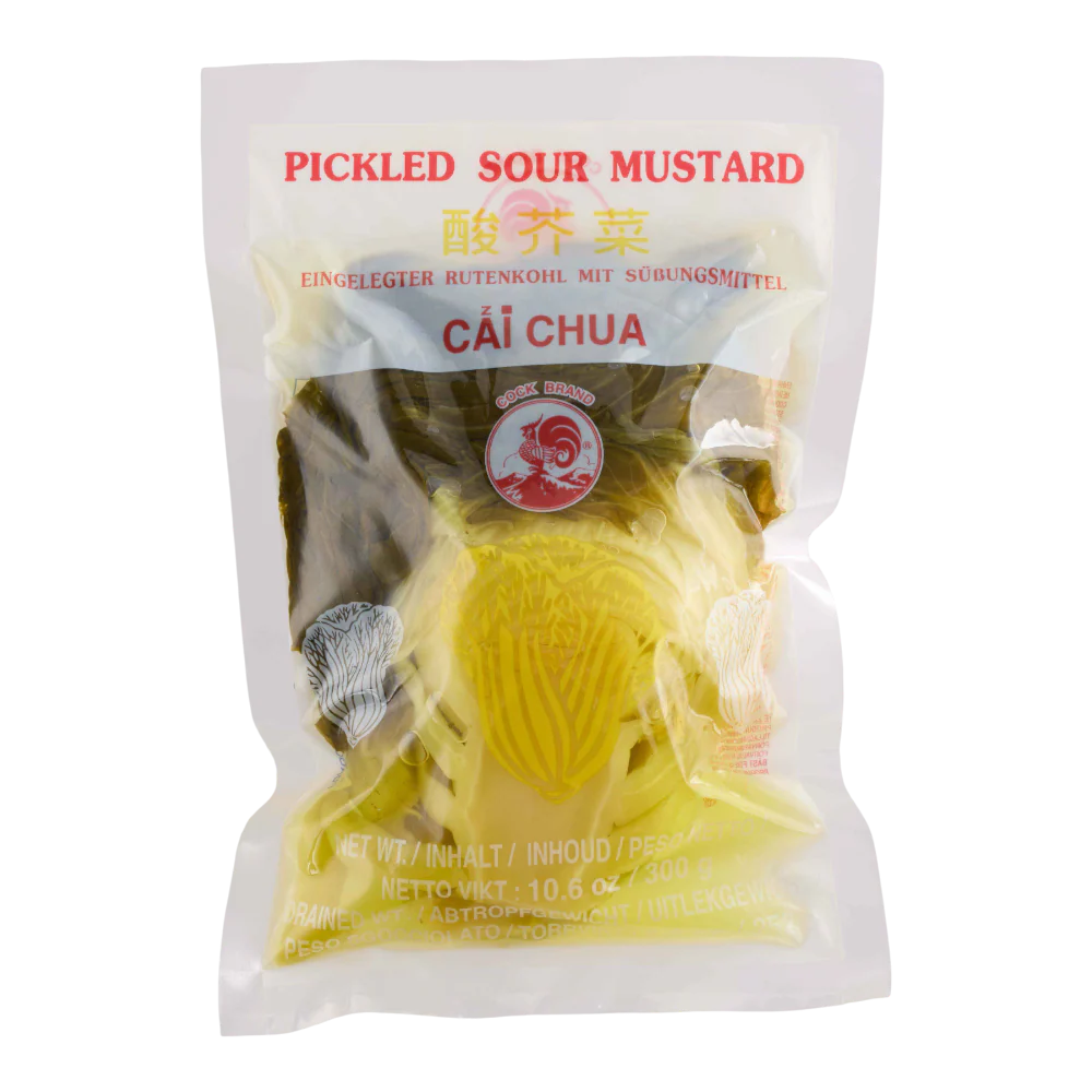 COCK BRAND Pickled Sour Mustard 300g (Case 36)