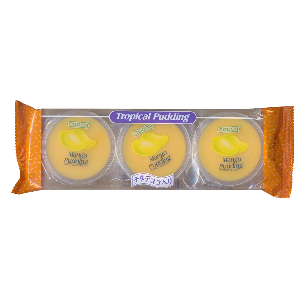 COCON Nata De Coco Pudding - Mango 3pcs x 80g