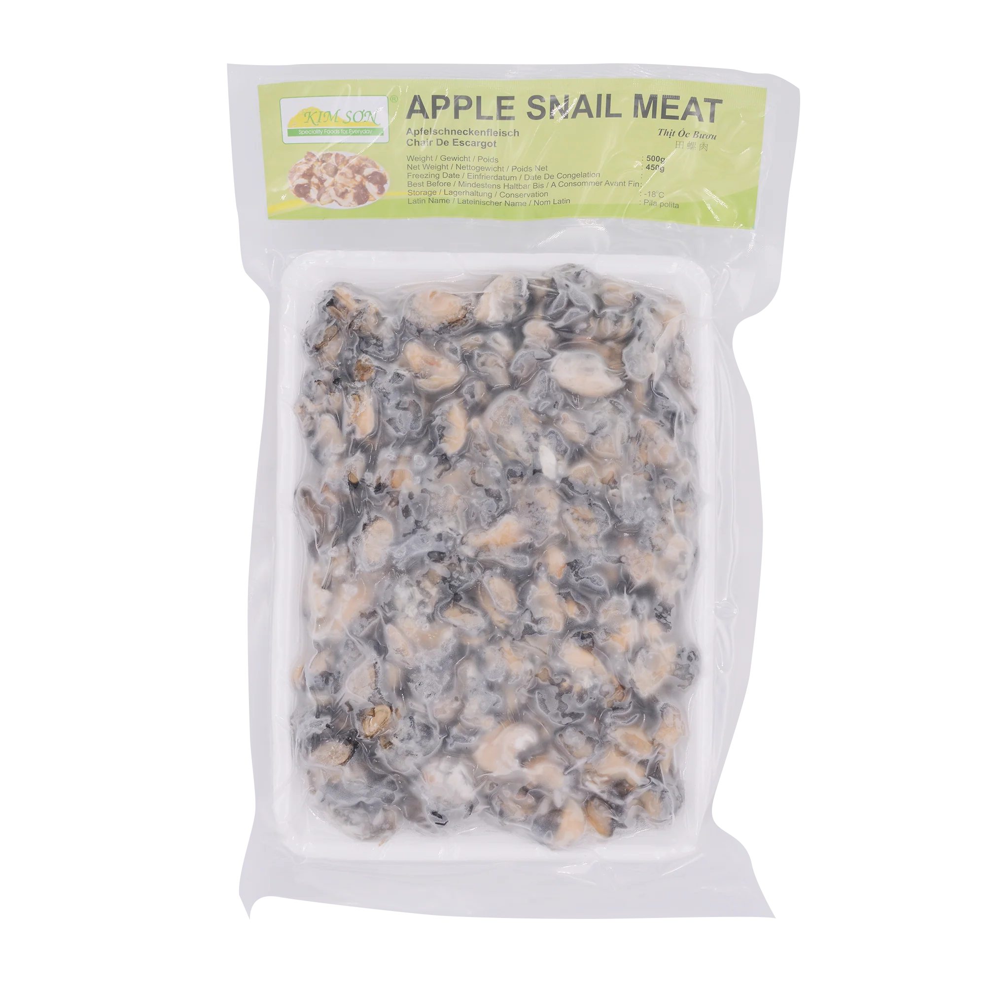 Kim Son Cooked Apple Snail (Oc Buou) Meat 500g (Frozen)