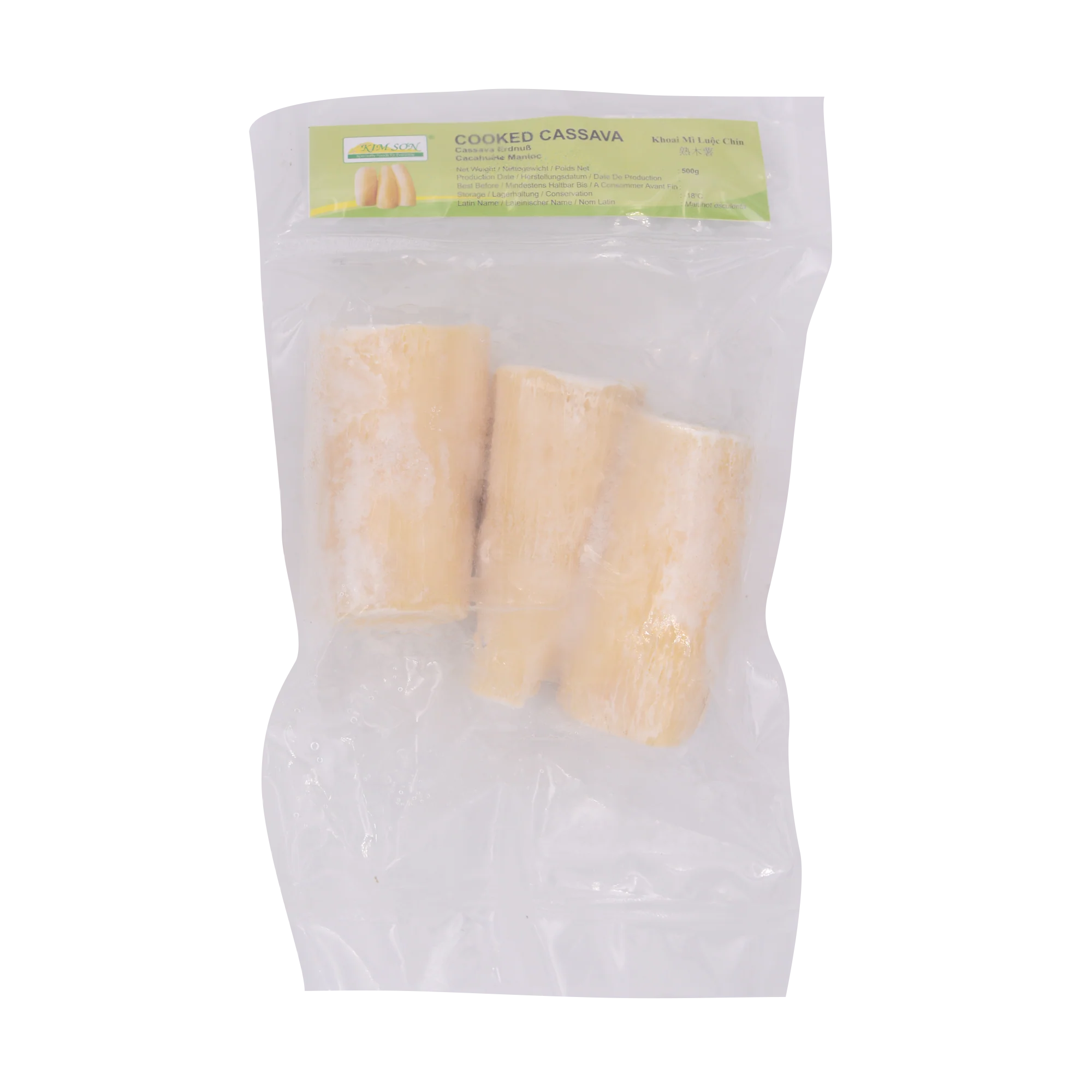 Kimson Cooked Cassava 500g (Frozen)
