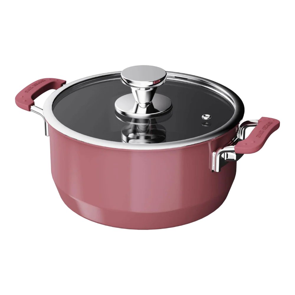 COOKER KING Stainless Steel Enameled Casserole 22cm