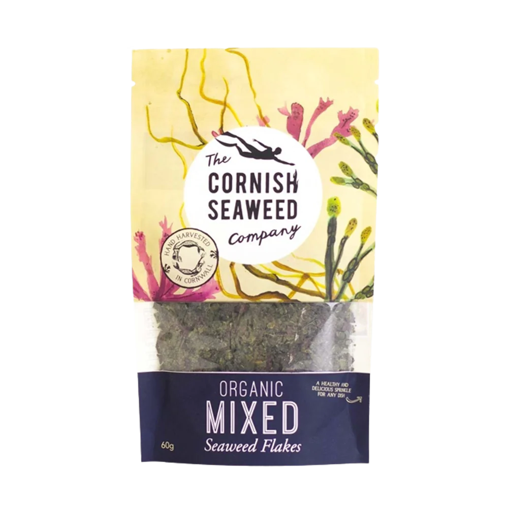 CORNISH SEAWEED Organic Mixed Seaweed Flakes 60g