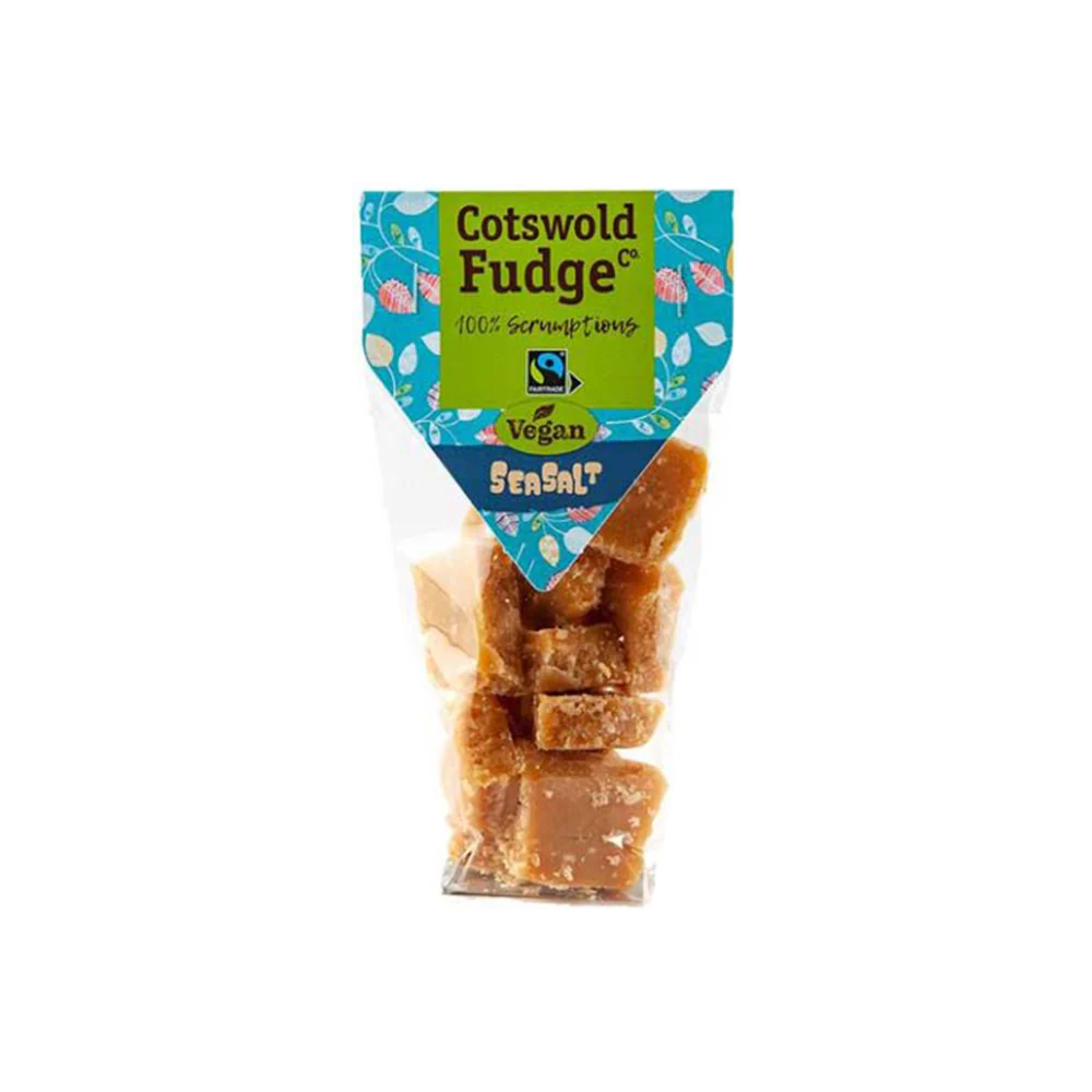 COTSWOLD FUDGE CO Vegan Caramel & Sea Salt Fudge 150g