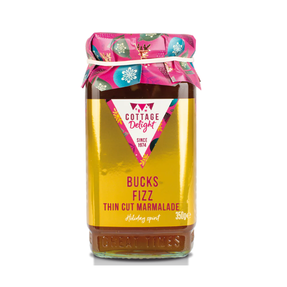 COTTAGE DELIGHT Bucks Fizz Thin Cut Marmalade 340g