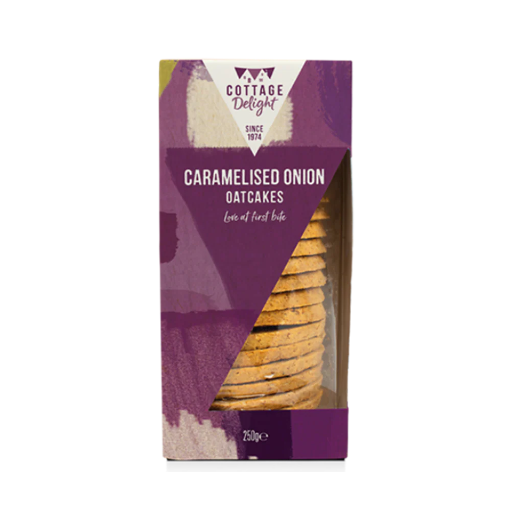 COTTAGE DELIGHT Caramelised Onion Oatcakes 250g