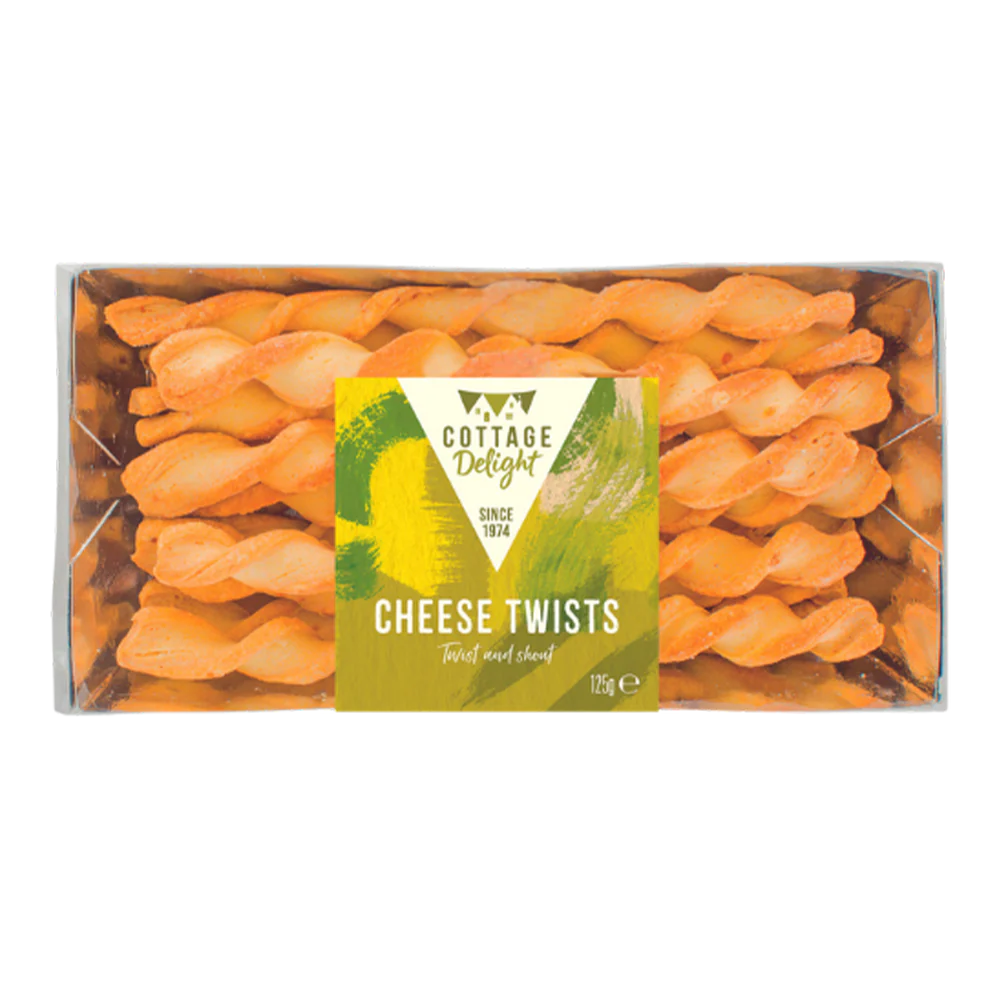 COTTAGE DELIGHT Cheese Twists 125g