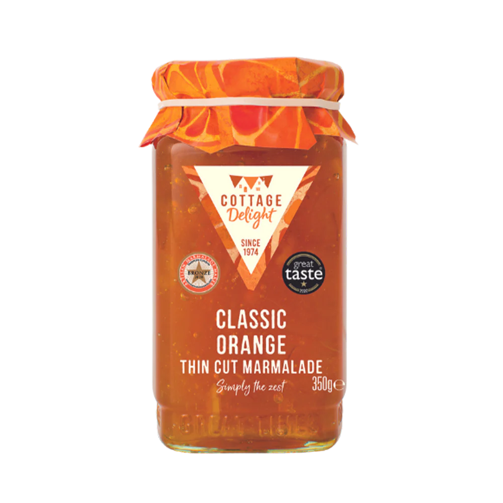 COTTAGE DELIGHT Classic Orange Thin Cut Marmalade 350g