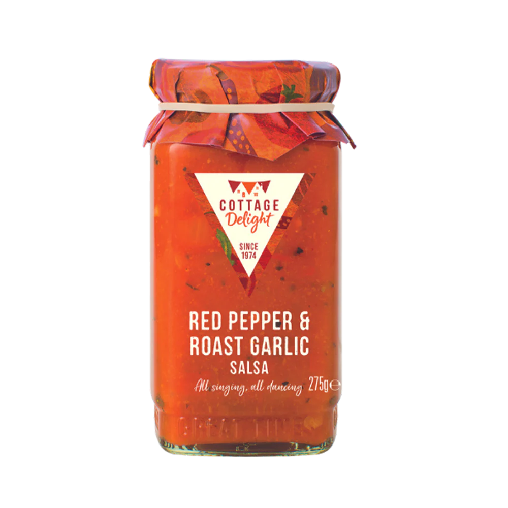 COTTAGE DELIGHT Red Pepper & Roast Garlic Salsa 275g