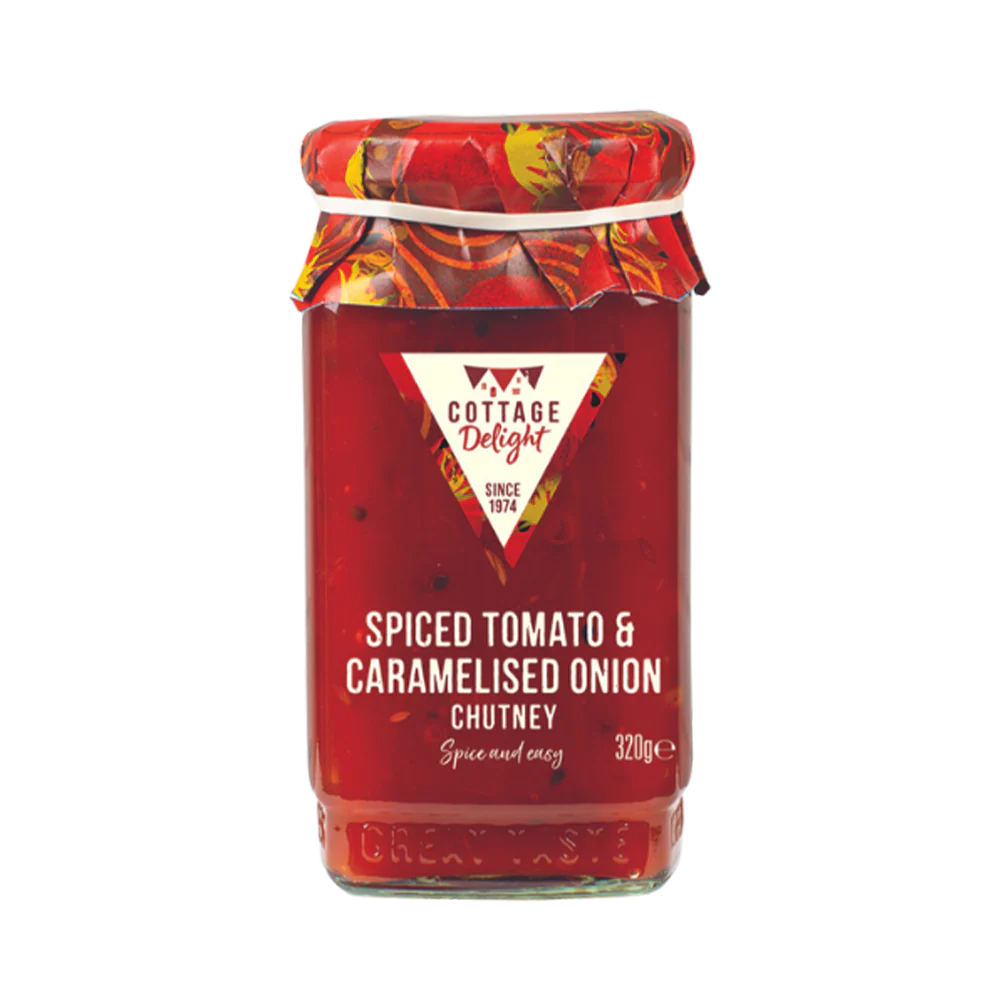 COTTAGE DELIGHT Spiced Tomato & Caramelised Onion Chutney 320g